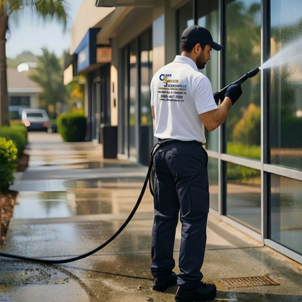 Storefront & Office Washing storefront office washing